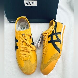 Onitsuka Tiger Mexico 66 Sneaker Shoes in yellow black Kill Bill/ New with box